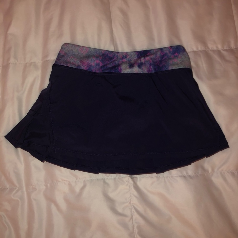 A navy/dark purple skirt from Ivivva